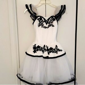 White & Black Ballet Costume